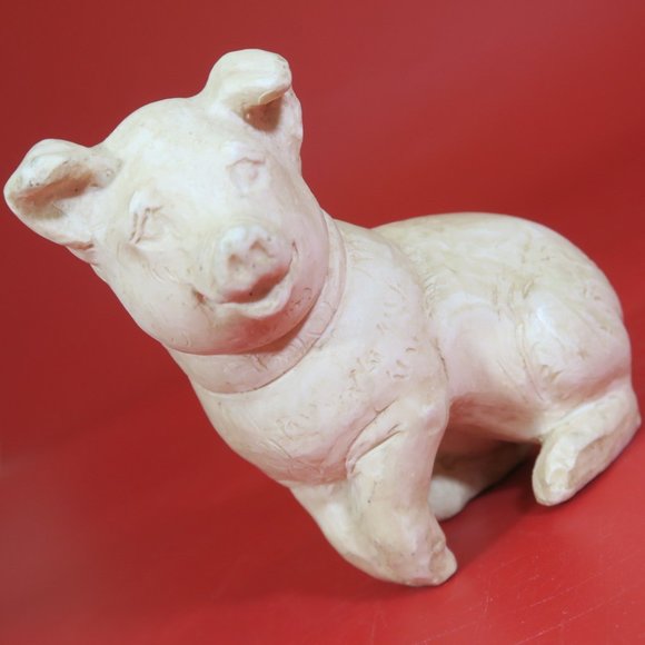 Vintage Hen Feathers Collection Pig Piggy Figure - Picture 2 of 9